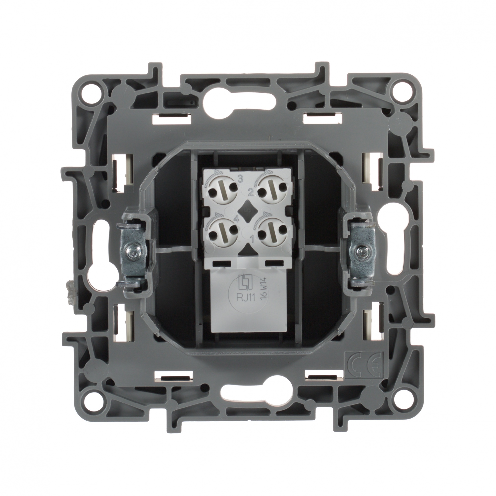 Legrand ETIKA Розетка телефонная RJ11 слоновая кость 672340 